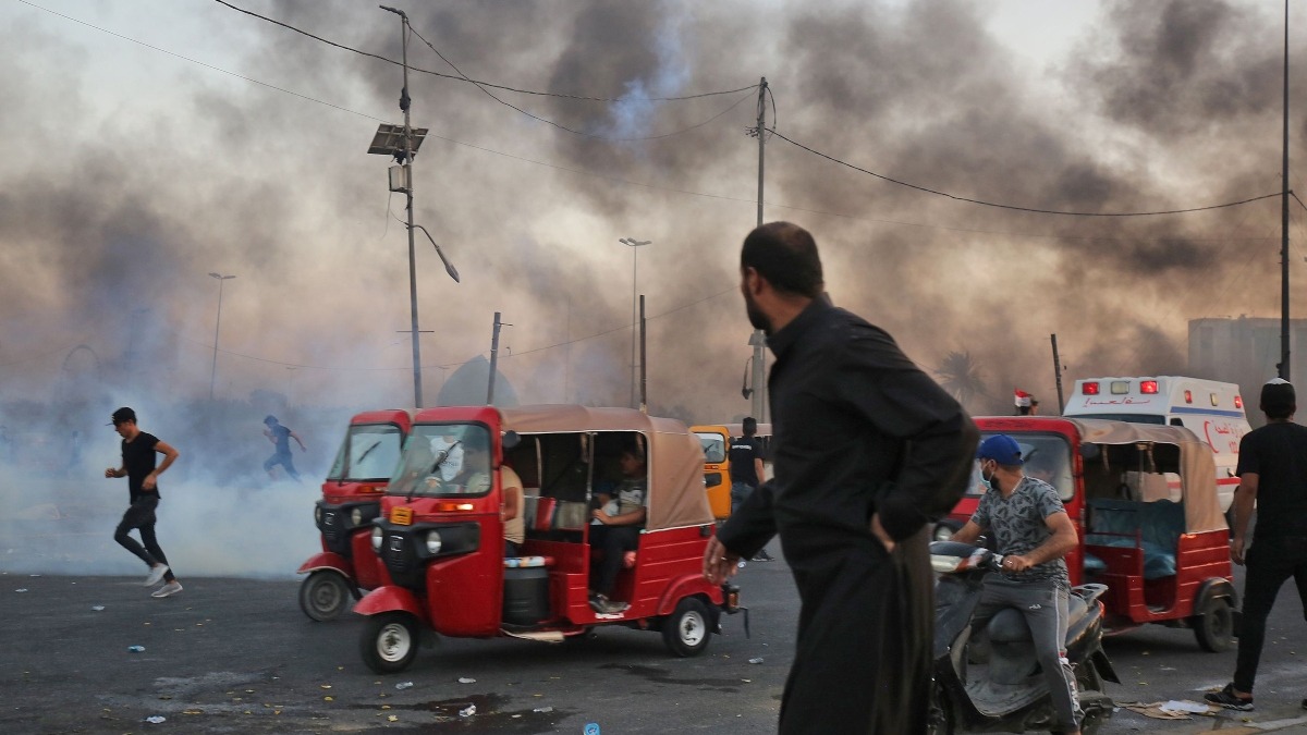 (توكتوك) بووەتە ڕەمزى خۆپیشاندانەکانى عێراق