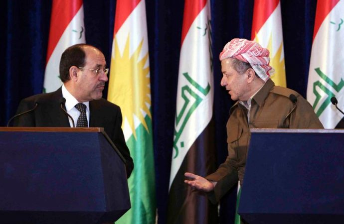 نورى مالکى:مەسعود بارزانیم چەماند