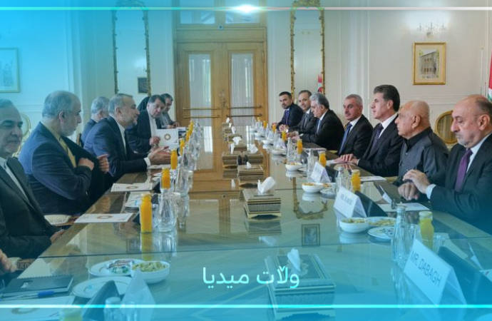 نێچیرڤان بارزانی و وەزیری دەرەوەی ئێران جەخت لە پاراستنی سەقامگیریی ناوچەكە دەكەنەوە￼